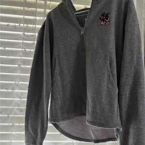 Gray CALU Quarter-Zip Hoodie